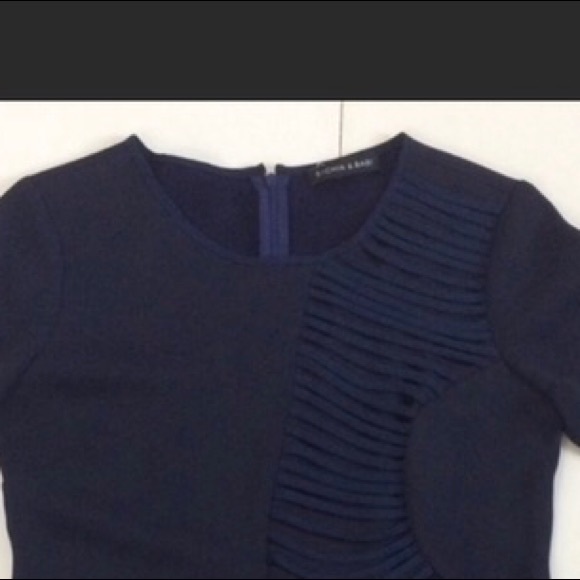 Anthropologie Sachin + Babi Cocktail Dress Navy - Picture 8 of 9